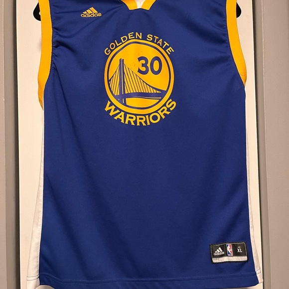 Stephen Curry Kids Size Xl Golden State Warriors Jersey - Picture 2 of 3